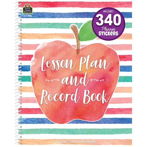 Watercolor Lesson Plan and Record Book - Spiral