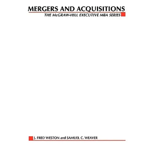 Mergers and Acquistions - Paperback
