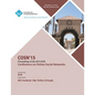 COSN 15 ACM Conference on Online Social Networks - Paperback