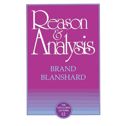 Reason & Analysis - Paperback