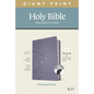 KJV Personal Size Giant Print Bible, Filament Enabled Edition (Leatherlike, Peony Lavender, Indexed) - Imitation Leather