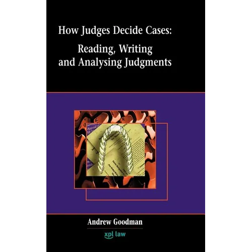 How Judges Decide Cases - Hardcover