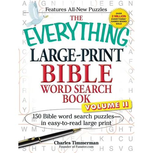 The Everything Large-Print Bible Word Search Book, Volume II: 150 Bible Word Search Puzzles in Easy-To-Read Large Print - Paperback
