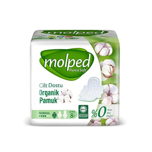 Molped Ultra Pure & Soft Hygienic Pads - Comfortable, Chemical-Free, Breathable Sanitary Products for Women