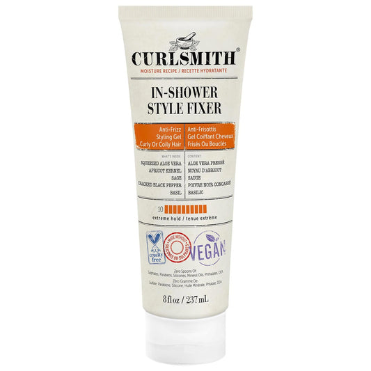 In-Shower Style Fixer - Extreme Hold Curly Hair Gel for Definition & Humidity Protection | Vegan, Gluten-Free, Cruelty-Free