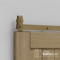 J Top Mount Heavy Duty Bifold Barn Door Hardware Kit | 4 Door One Way