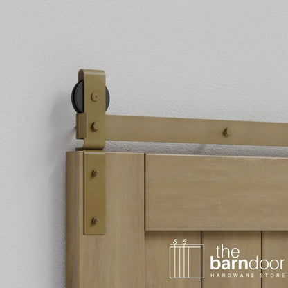 Classic J-Strap Bifold Barn Door Hardware Kit | 2 Door Kit