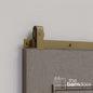J Top Mount Heavy Duty Sliding Barn Door Hardware Kit