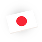 Japan Country Flag - Custom Printed - Made Using A LEGO® Tile
