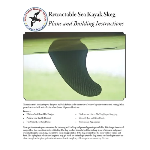 Retractable Sea Kayak Skeg: Plans and Building Instructions - Paperback