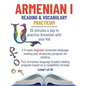 Armenian I: 20 minutes a day to practice Armenian with your kid - Paperback