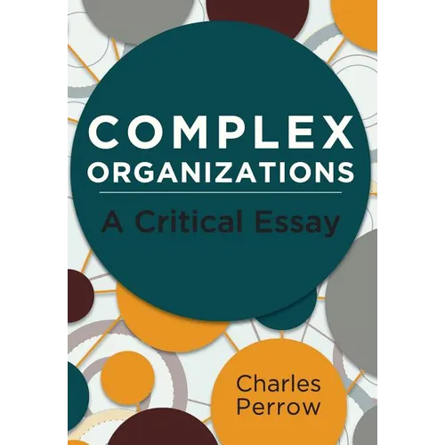 Complex Organizations: A Critical Essay - Paperback