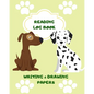Reading Log Book Writing & Drawing Papers: Read Record Activity for Kids - Paperback
