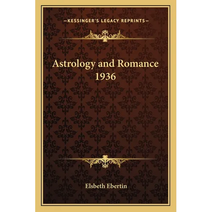 Astrology and Romance 1936 - Paperback