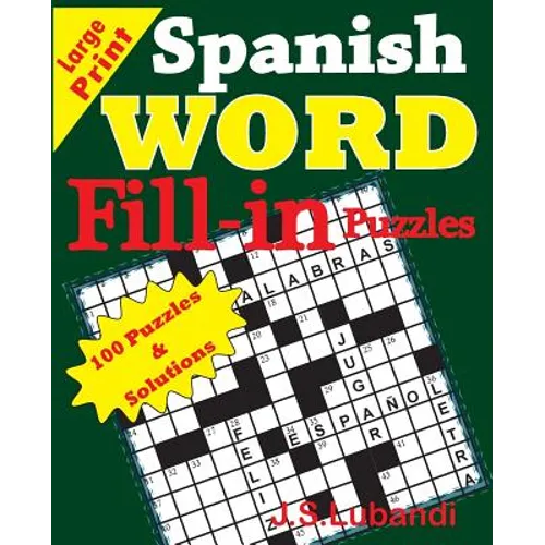 Spanish Word Fill - in Puzzles - Paperback