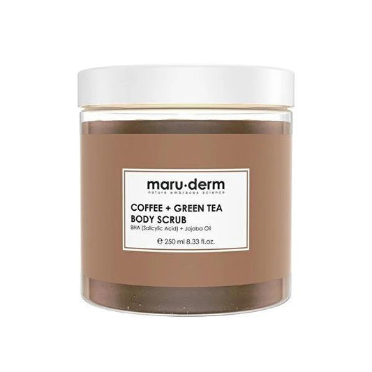 Maruderm Coffee & Green Tea Body Scrub - Exfoliating & Nourishing 8.45 fl oz