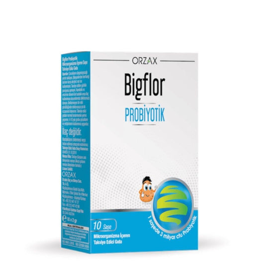 Orzax Bigflor Probiyotik 10 Sa_e - Probiotic Supplement for Digestive Health Support