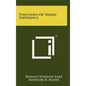 Functions of Varied Experience - Hardcover