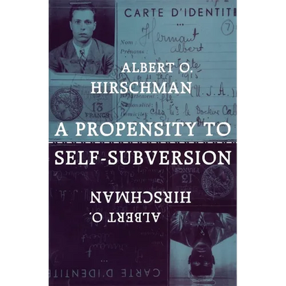 A Propensity to Self-Subversion - Paperback