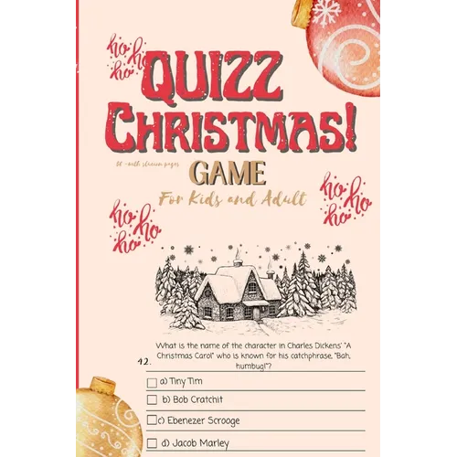 Christmas Quiz Game: Great Quiz Challenge for Kids and Adults: The Great Christmas Quiz Challenge for Kids and Adults: The Great Quiz Chall - Paperback