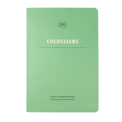 Lsb Scripture Study Notebook: Colossians - Paperback