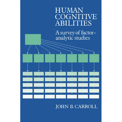 Human Cognitive Abilities: A Survey of Factor-Analytic Studies - Paperback