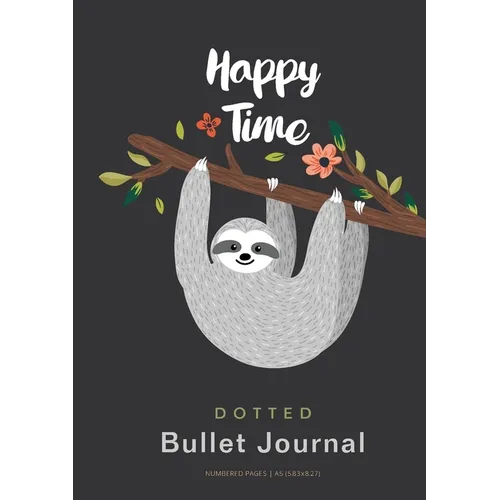 Happy Time - Dotted Bullet Journal: Medium A5 - 5.83X8.27 - Paperback