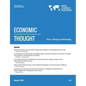 Economic Thought. Vol3, No 1, 2014 - Paperback
