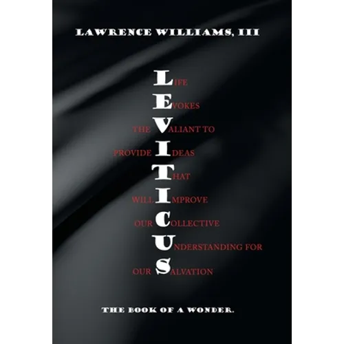 Leviticus: The Book of a Wonder. - Hardcover