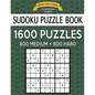 Sudoku Puzzle Book, 1,600 Puzzles, 800 MEDIUM and 800 HARD: Improve Your Game With This Two Level BARGAIN SIZE Book - Paperback