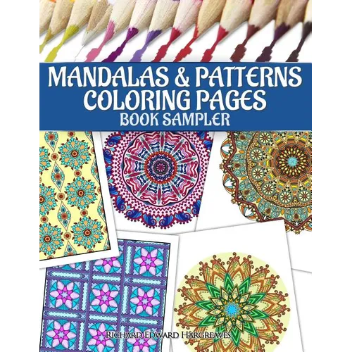 Mandalas & Patterns Coloring Pages Book Sampler - Paperback