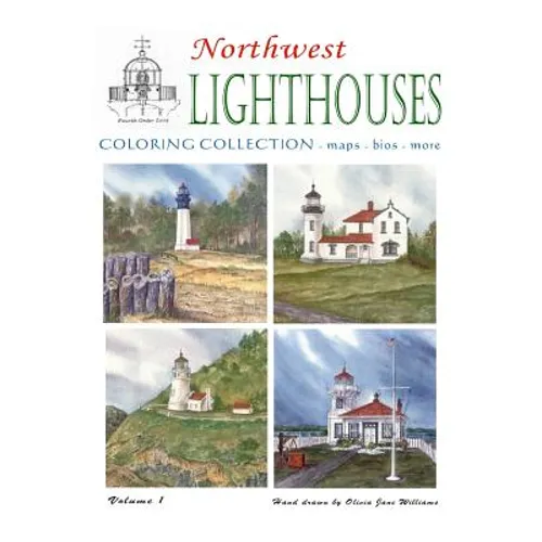 Northwest Lighthouse Coloring Collection - Paperback