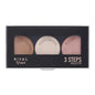 Rival Loves Me 3 Steps Makeup Palette - Compact Contouring and Highlighting Kit for Everyday Use