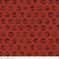 John Wayne American West Circles Red 43"/44" Fabric Per Yard