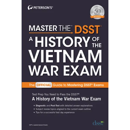 Master the Dsst a History of the Vietnam War Exam - Paperback