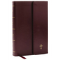 NKJV Compact Paragraph-Style Bible W/ 43,000 Cross References, Burgundy Leatherflex W/ Magnetic Flap, Red Letter, Comfort Print: Holy Bible, New King - Imitation Leather