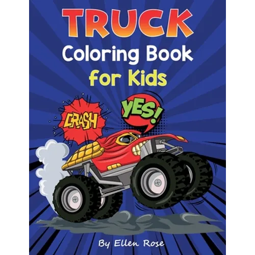 Truck Coloring Book for Kids - Paperback