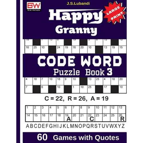 Happy Granny (CODE WORD) Puzzle Book - Paperback