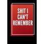 Shit i can't remember - Paperback