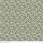 Juju's Petals Leaves Cream Cotton 43"/44" Fabric Per Yard