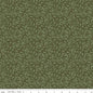 Juju's Petals Leaves Green Cotton 43"/44" Fabric Per Yard