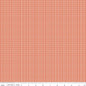 Juju's Petals Stripes Orange Cotton 43"/44" Fabric Per Yard