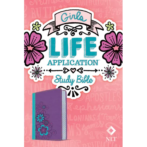 Girls Life Application Study Bible-NLT - Imitation Leather