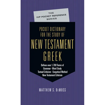 Pocket Dictionary for the Study of New Testament Greek - Paperback