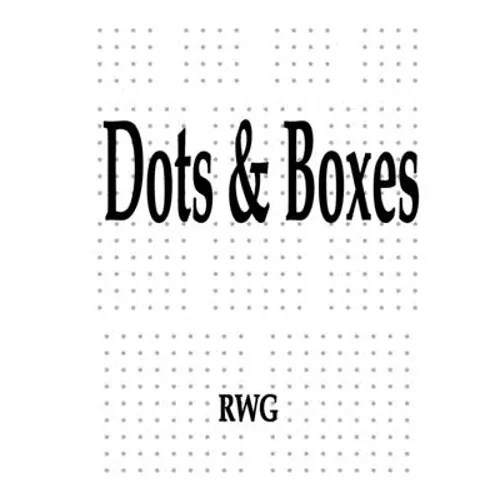 Dots & Boxes: 50 Pages 8.5" X 11" - Paperback