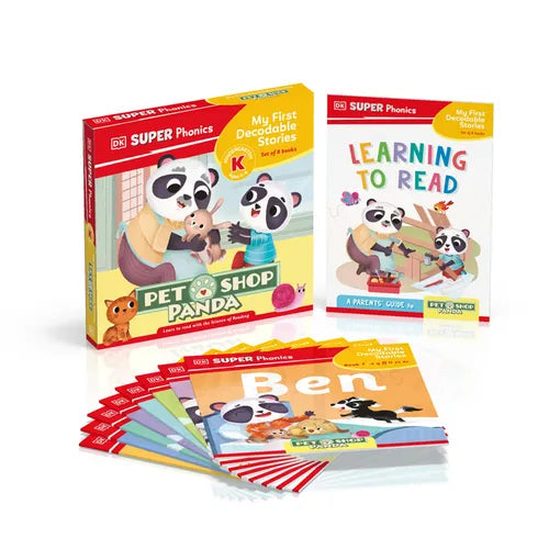 DK Super Phonics My First Decodable Stories Pet Shop Panda - Paperback