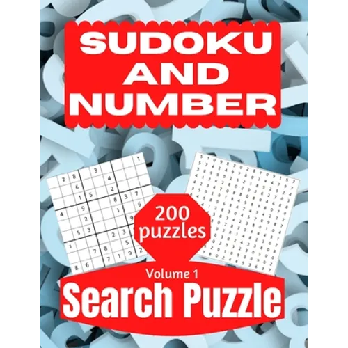 Sudoku And Number Search Puzzle: Large Print Activity Puzzle Book for Adults and Seniors with Solutions Vol 1 - Paperback