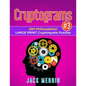 Cryptograms #3: 200 Philosophical LARGE PRINT Cryptoquote Puzzles - Paperback