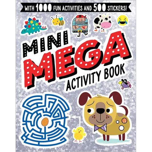 Mini Mega Activity Book (Silver) - Paperback
