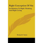 Right Conception of Sin: Its Relation to Right Thinking and Right Living - Hardcover